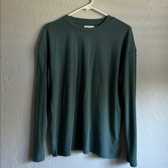 Women's Teal Long Sleeve Top - Picture 2 of 5